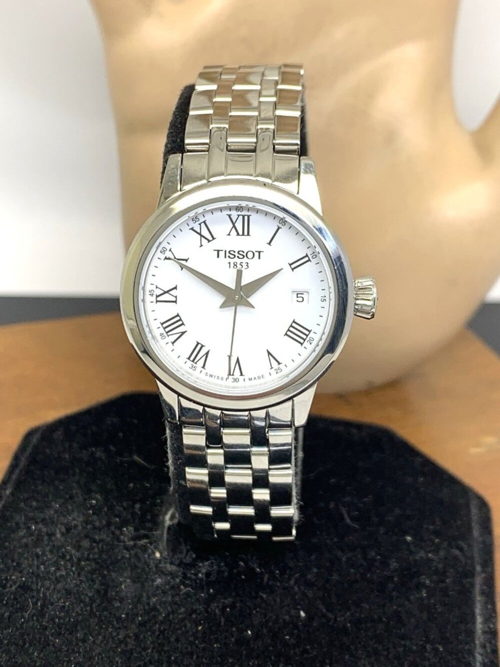 Tissot Women's Watch Swiss Quartz White Dial 28mm Silver Steel T1292101101300
